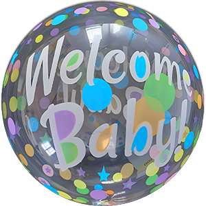 BOBO Transparent - Welcome Baby - 45cm