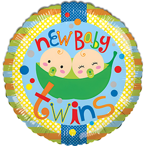 Balon rotund - Gemeni - 45 cm