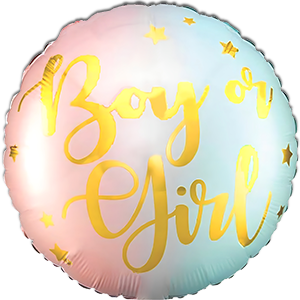 Balon rotund - Boy or Girl - 45 cm