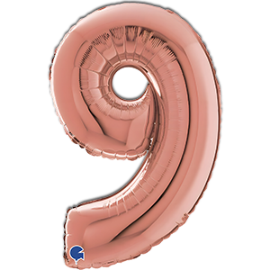 Cifra 9 - rose - gold - 66 cm