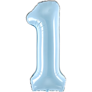 Cifra 1 - bleu - 86 cm