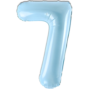 Cifra 7 - bleu - 86 cm