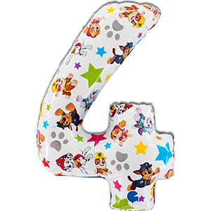 Cifra 4 Patrula Catelusilor 71cm