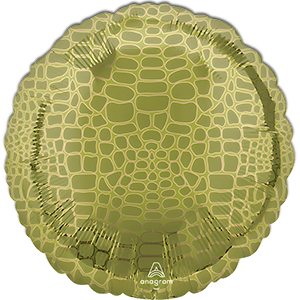 Balon rotund - Animal print crocodil - 45 cm