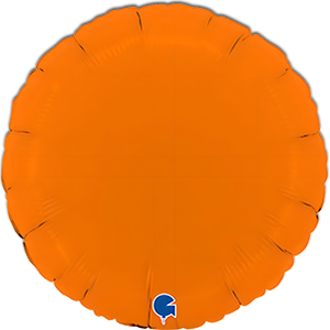 Balon rotund - portocaliu - 46 cm