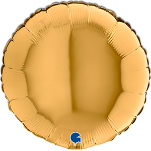 Balon rotund - auriu - 46 cm