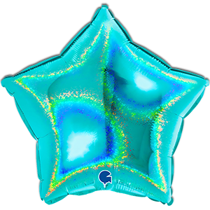 Balon stea - tiffany holografic - 46 cm