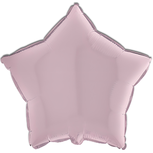 Balon stea - baby pink - 46 cm