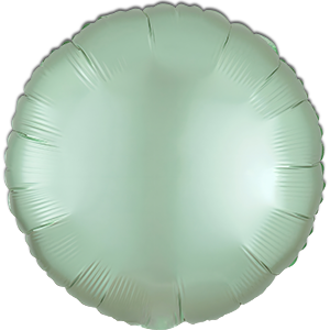 Balon rotund - verde menta satin - 43 cm