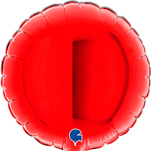Balon rotund - alb - 10 cm