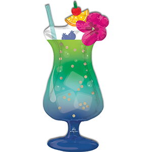 Cocktail Hawaiian - 40 x 93 cm