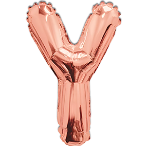 Litera Y - rose gold - 35 cm