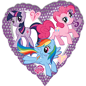 Balon inima - My Little Pony - 43 cm