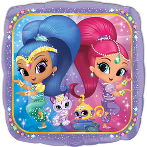 Balon patrat - Shimmer Shine - 43 cm