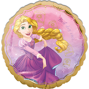 Balon rotund - Printesa Rapunzel - 45 cm