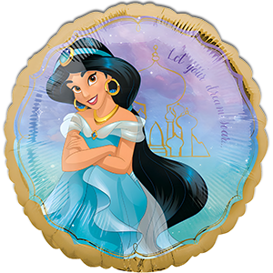 Balon rotund - Printesa Jasmine - 45 cm
