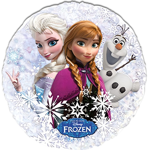 Balon rotund - Frozen - Holograma - 53cm