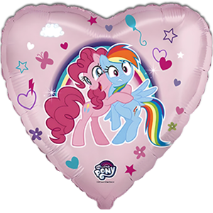 Balon inima - My Little Pony - 45 cm