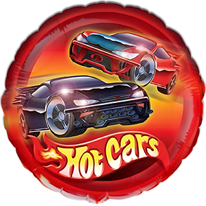 Balon rotund - Hot Wheels - 45 cm
