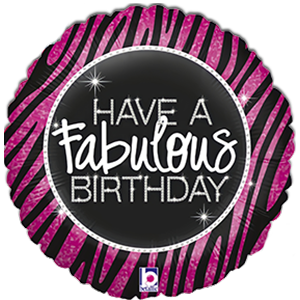 Balon rotund - Happy Birthday - Model HA 12 - 46 cm