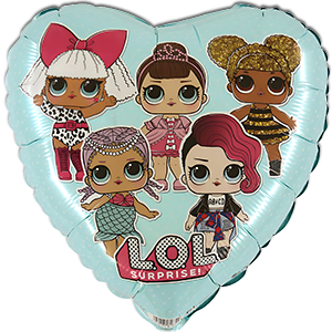 Balon inima - LOL - Model 1- 46 cm