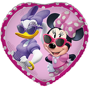 Balon inima - Minnie Mouse - Model 11 - 46 cm