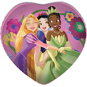Balon inima - Printese Disney - 46 cm
