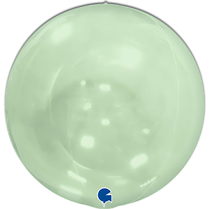 Sfera 4D Verde Transparent - 38 cm