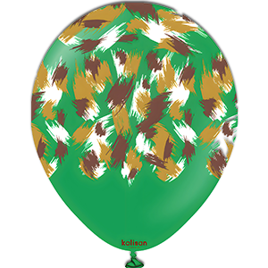 Balon latex - Safari savana - Green - 30 cm
