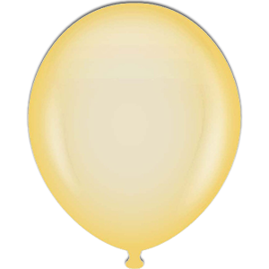 Baloane Latex Extra Transparent Galben - 30 cm