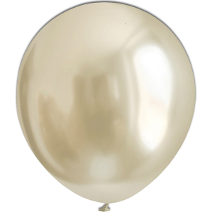 Baloane Latex Mirror White gold - 30 cm