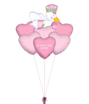 Buchet botez fata 102